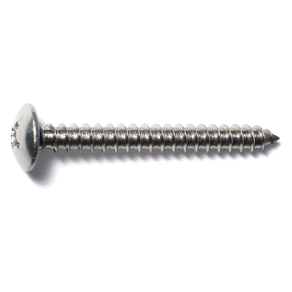 Midwest Fastener Sheet Metal Screw, #12 x 2 in, 18-8 Stainless Steel Truss Head Phillips Drive, 50 PK 51771 - main